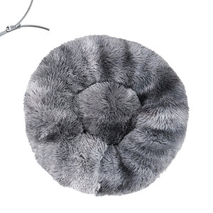 Round Plush Big Dog Bed